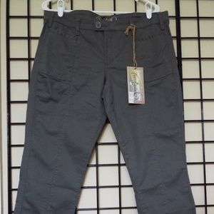 Spoon Jeans Grey Stretch Pants Juniors 15 NWT